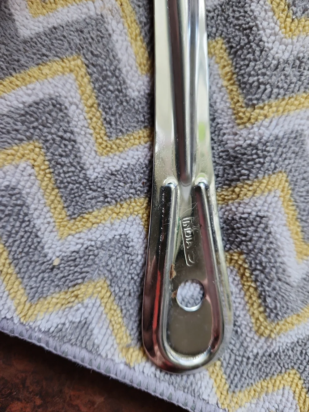 Stainless Steel Long Slotted Serving Spoon - Silver